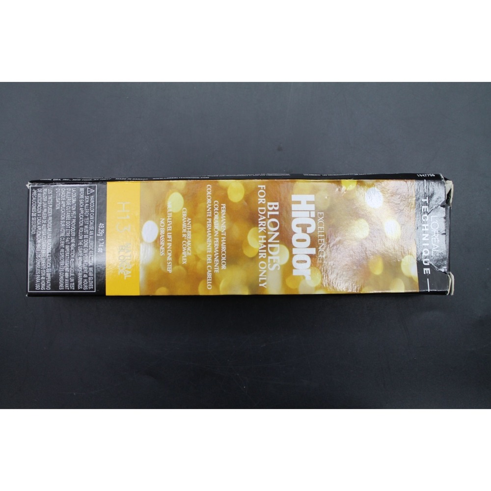 L'Oreal Technique Excellence HiColor H13 Natural Blonde Permanent Color 1.74 oz